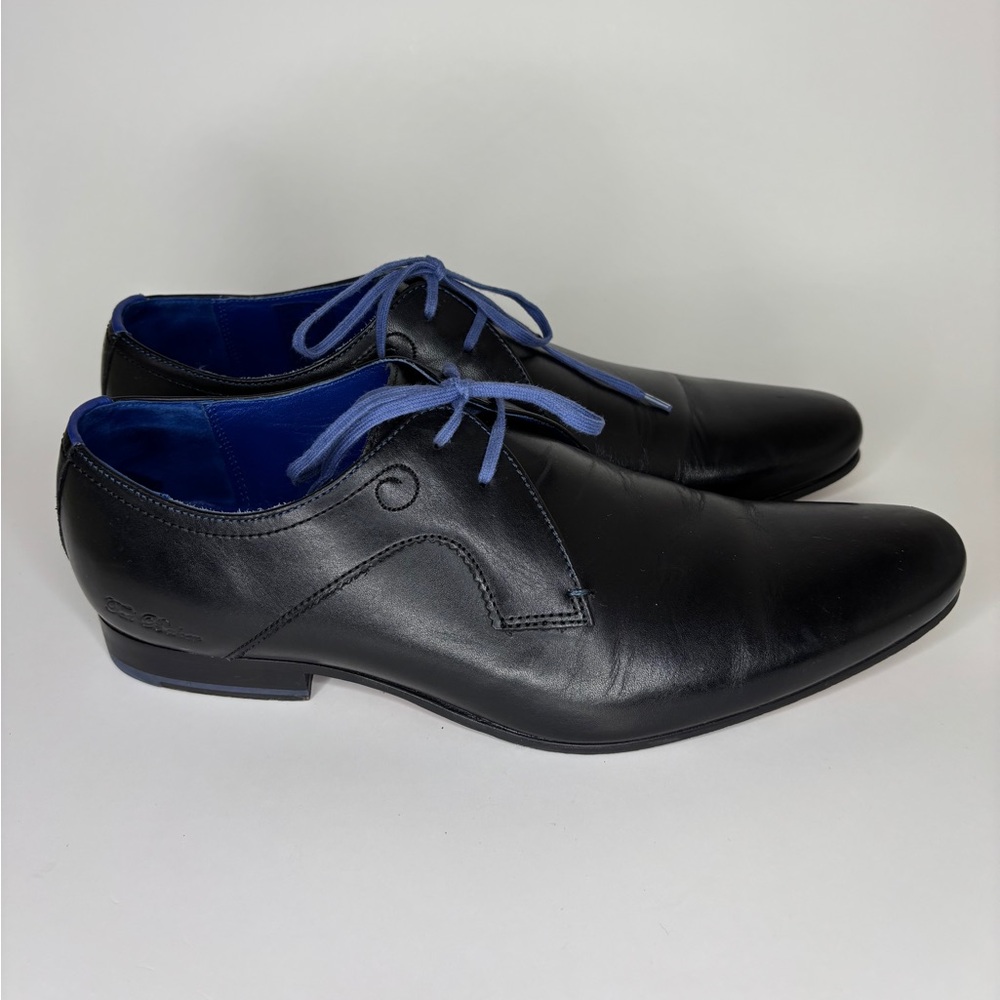 Ted Baker London MARTT Black Leather Derby Oxford Dress Shoes Men Size 42 US 9